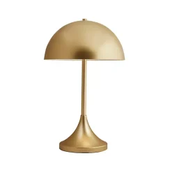 Kirklands Home Table Lamps|Metal 2-Light Dome Table Lamp Gold