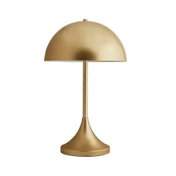 Kirklands Home Table Lamps|Metal 2-Light Dome Table Lamp Gold