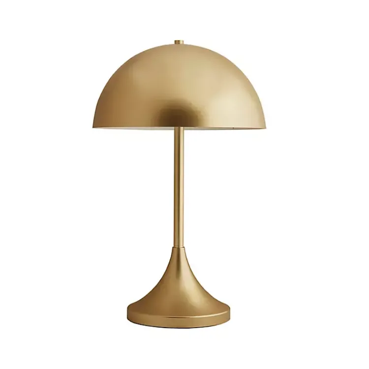Kirklands Home Table Lamps|Metal 2-Light Dome Table Lamp Gold