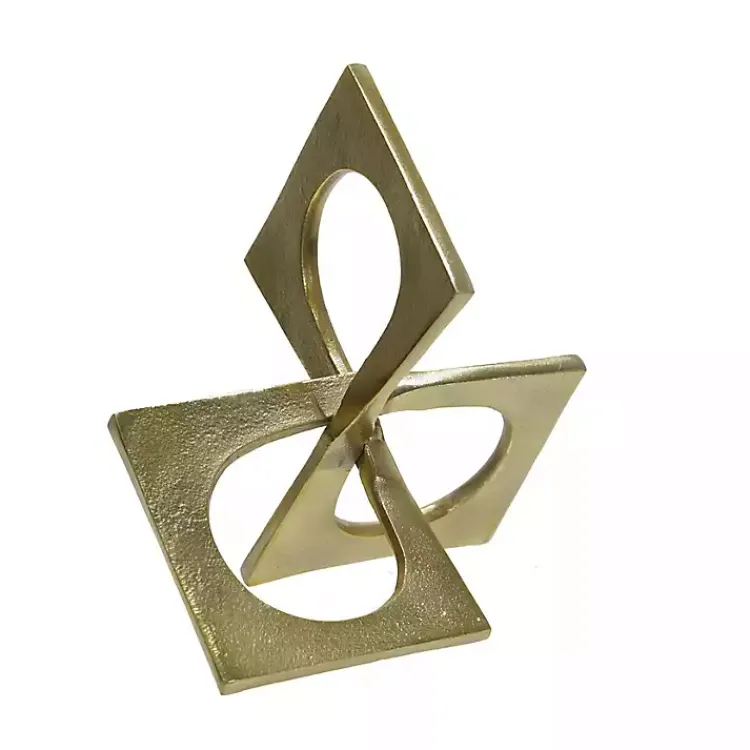 Sale Metal Linked Squares Sculpture Statues & Figurines