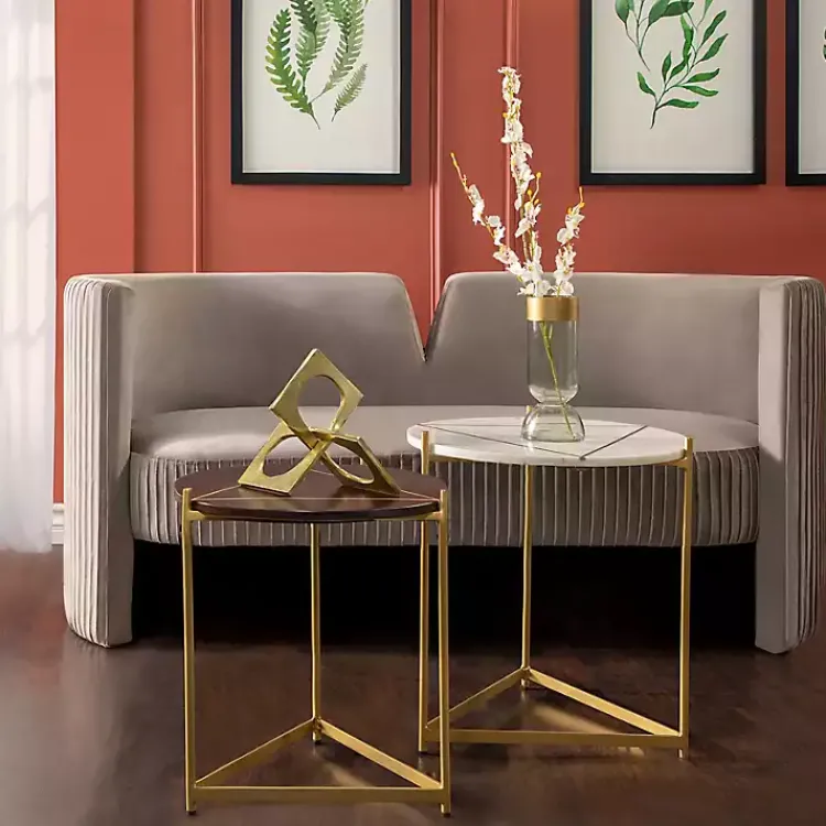 Sale Metal Linked Squares Sculpture Statues & Figurines