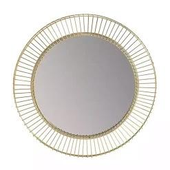 Kirklands Home Decorative Mirrors|Gold Metal Sunbeam Wall Mirror