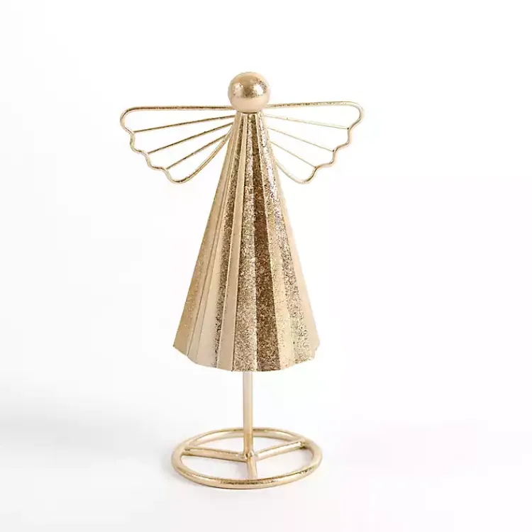 Outlet Metal Tabletop Angel, 9 in. Christmas Decorations