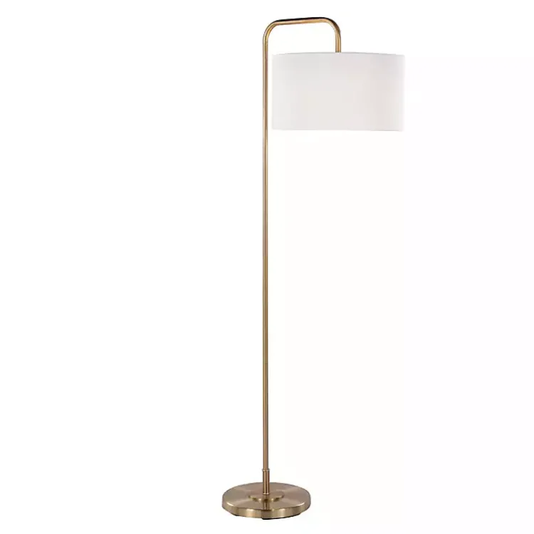 Kirklands Home Floor Lamps|Gold Modern Arch Floor Lamp White