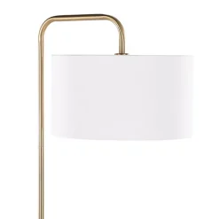 Kirklands Home Floor Lamps|Gold Modern Arch Floor Lamp White