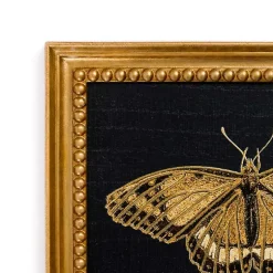Kirklands Home Framed Art|Gold Moth Framed Art Print