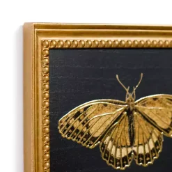 Kirklands Home Framed Art|Gold Moth Framed Art Print