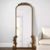 Kirklands Home Decorative Mirrors|Gold Ornate Scroll Bordeaux Leaner Mirror