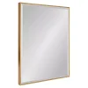 Kirklands Home Decorative Mirrors|Gold Rhodes Rectangle Wall Mirror