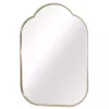 Kirklands Home Decorative Mirrors|Gold Rounded Arch Wall Mirror