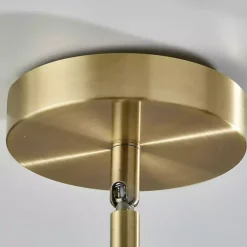 Kirklands Home Chandeliers & Pendant Lighting|Gold Smoked Glass Chandelier