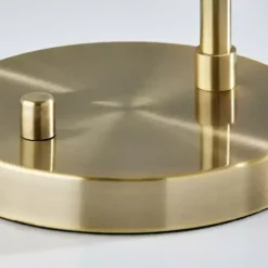 Kirklands Home Table Lamps|Gold Smoked Glass Table Lamp Gray