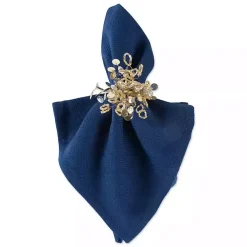 New Sparkle Napkin Rings, Set of 6 Christmas Dining & Entertaining