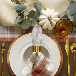 Best Gold Stamped Harvest Napkin Rings, Set of 4 Fall