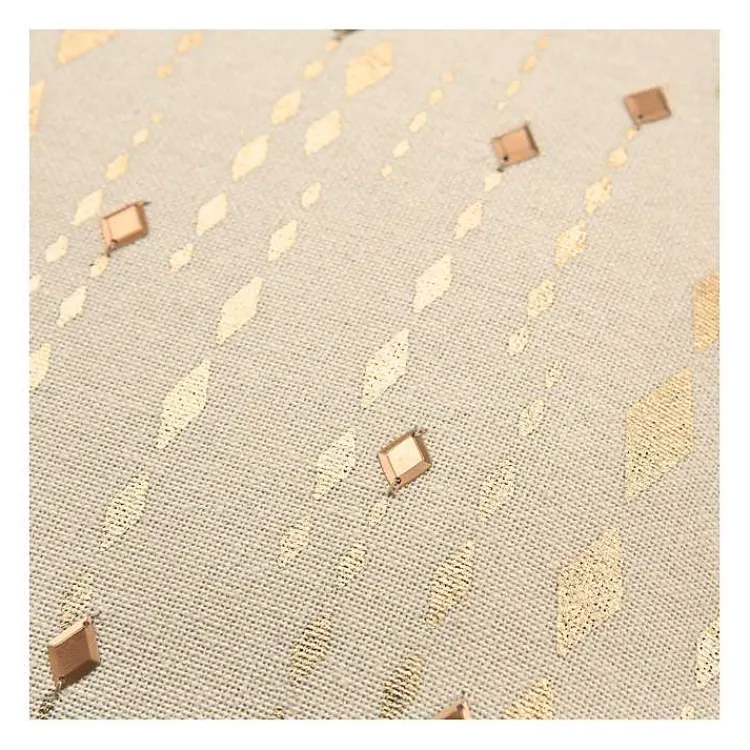 Online Gold Studded Stripe Pillow Pillows