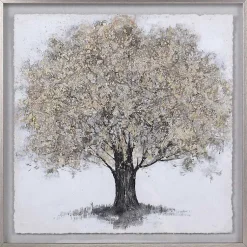 Kirklands Home Framed Art|Gold Tree Rice Paper Framed Art Print