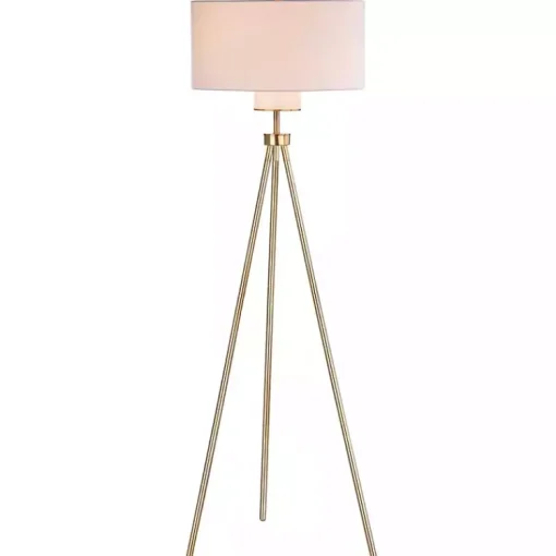 Kirklands Home Floor Lamps|Tripod Modern Floor Lamp Gold