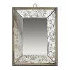 Kirklands Home Decorative Mirrors|Gold Weathered Frame Wall Mirror, 9x12