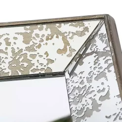 Kirklands Home Decorative Mirrors|Gold Weathered Frame Wall Mirror, 9x12