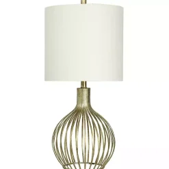 Kirklands Home Table Lamps|Gold Wire Table Lamp