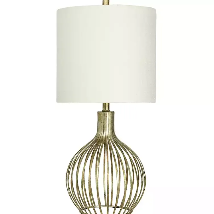 Kirklands Home Table Lamps|Gold Wire Table Lamp