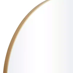 Kirklands Home Decorative Mirrors|Gold Wood Round Frame Mirror