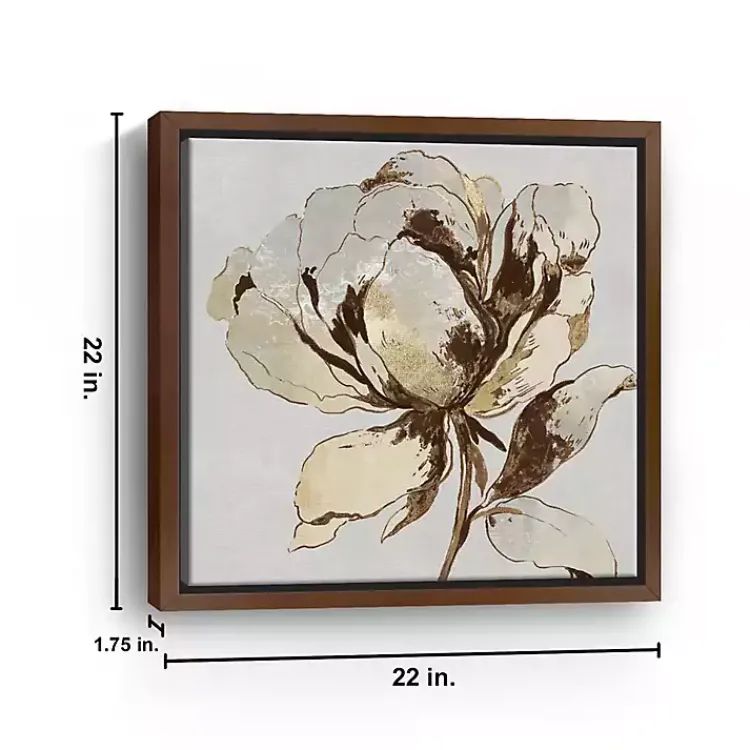 Kirklands Home Framed Art|Golden Blossom II Framed Canvas Art Print