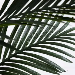 Discount Golden Cane Palm Tree in Woven Planter, 8 ft. Trees & Topiaries