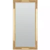 Kirklands Home Decorative Mirrors|Golden Carved Textured Wall Mirror