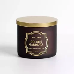 Hot Golden Gardenia 14 oz. 3-Wick Jar Candle Candles