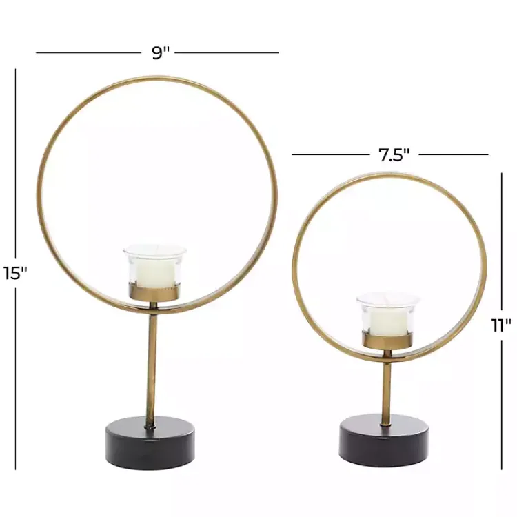 Discount Golden Halo 2-pc. Candle Holder Set Candle Holders