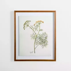 Kirklands Home Framed Art|Golden Leaves Herbs Dill Framed Art Print