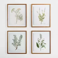 Kirklands Home Framed Art|Golden Leaves Herbs Rosemary Framed Art Print