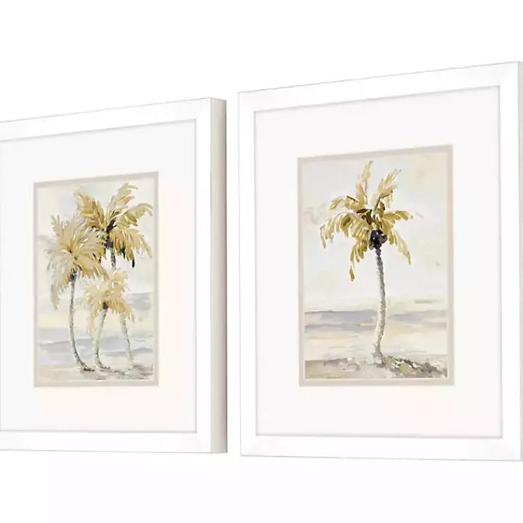 Kirklands Home Framed Art|Golden Palm Framed Art Prints, Set of 2