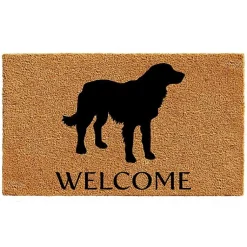 Kirklands Home Doormats|Golden Retriever Welcome Doormat