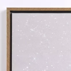 Online Golden Snowy Trees Framed Canvas Art Print Christmas Art & Wall Decor