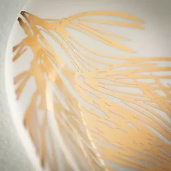 Discount Golden Winter Pine Branch Serving Platter Christmas Dining & Entertaining