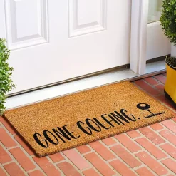 Kirklands Home Doormats|Gone Golfing Coir Doormat