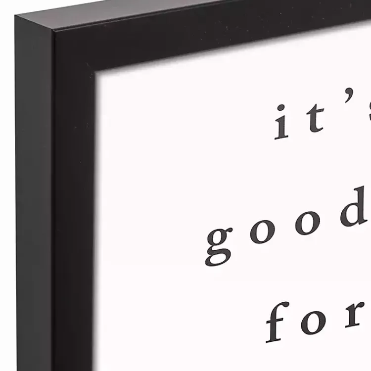 Kirklands Home Wall Quotes & Signs|Good Day for a Good Day Framed Canvas Wall Plaque