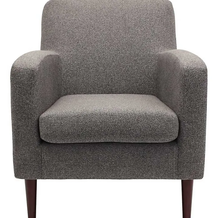 Kirklands Home Accent Chairs|Granite Loft Upholstered Accent Chair Gray