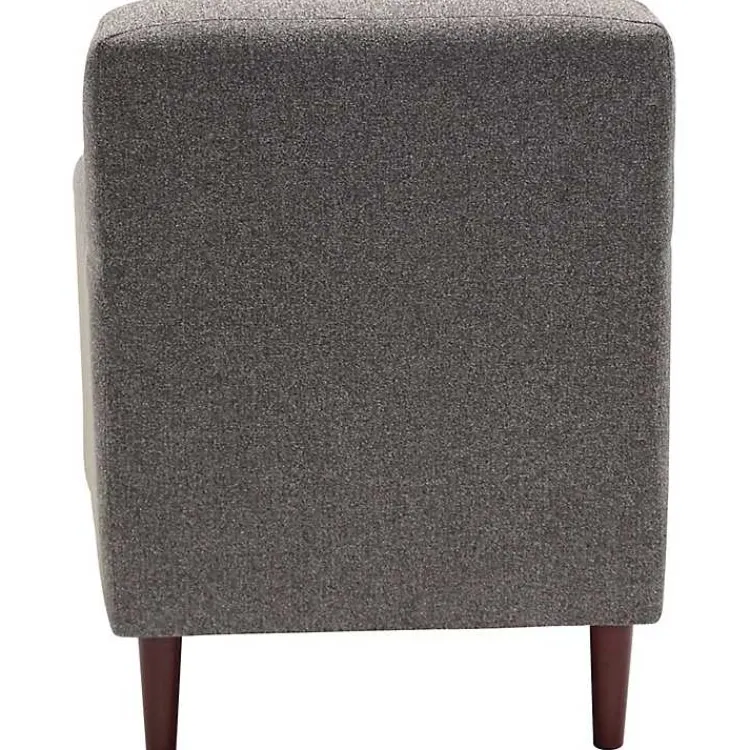 Kirklands Home Accent Chairs|Granite Loft Upholstered Accent Chair Gray