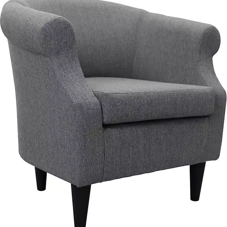 Kirklands Home Accent Chairs|Granite Lorie Accent Chair Gray