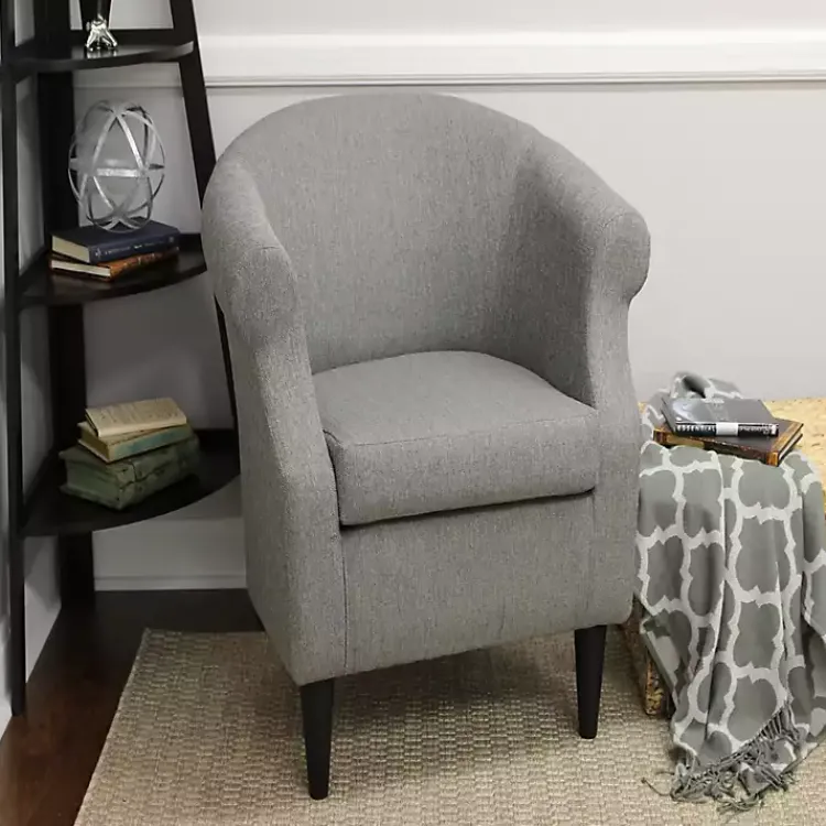 Kirklands Home Accent Chairs|Granite Lorie Accent Chair Gray