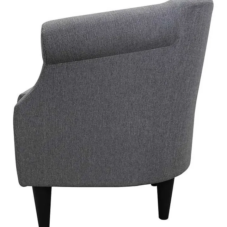 Kirklands Home Accent Chairs|Granite Lorie Accent Chair Gray