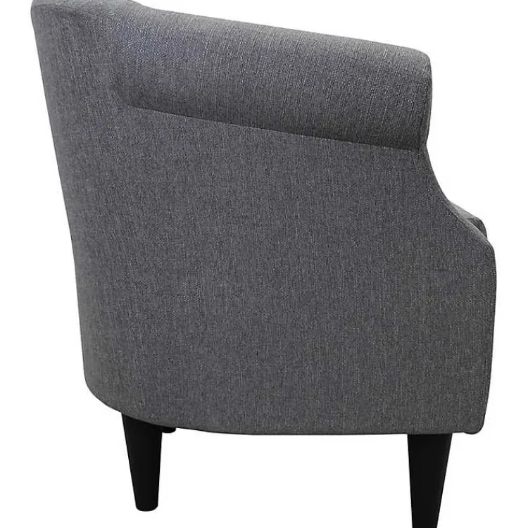 Kirklands Home Accent Chairs|Granite Lorie Accent Chair Gray