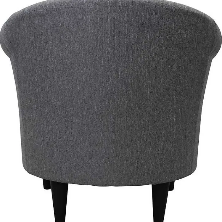 Kirklands Home Accent Chairs|Granite Lorie Accent Chair Gray