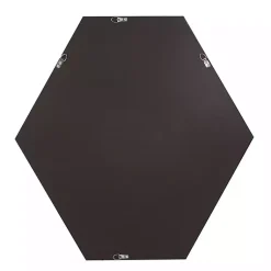 Kirklands Home Decorative Mirrors|Graphite Hexagon Wall Mirror