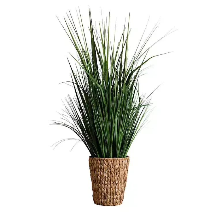 Sale Grass Arrangement in Natural Woven Basket Arrangements & Greenery