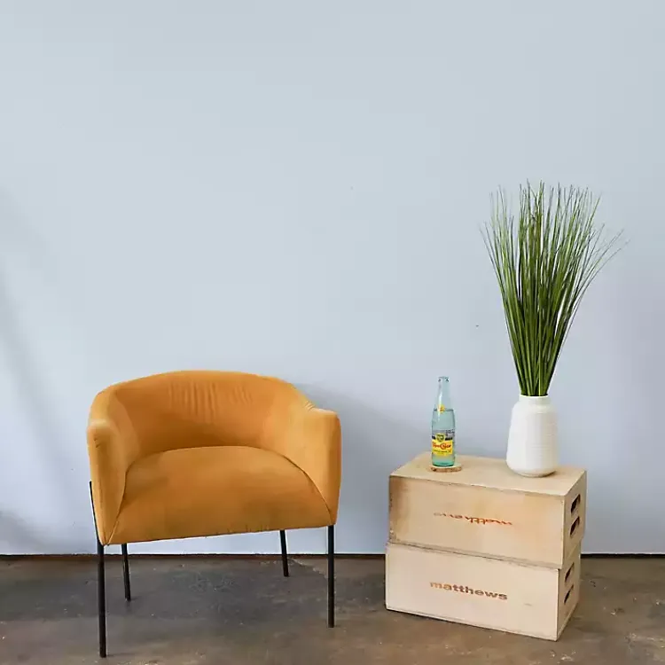 Hot Grass Arrangement in Ringed White Pot, 32 in. Arrangements & Greenery