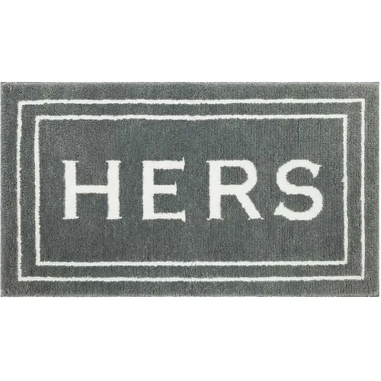 Kirklands Home Bathroom Rugs|& White Gray